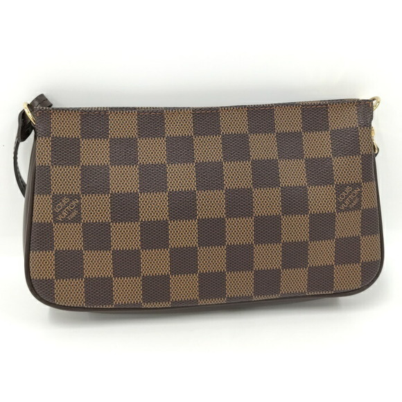 Louis Vuitton Ebene Navona Pouch Accessory Damier - Picture 1 of 10